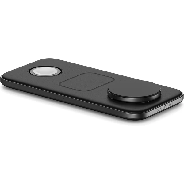 Satechi Qi2 Trio bezdrôtová nabíjacia podložka vesmírne šedá - Nabíjačky - Obrázok I5BF000O01