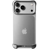 Arc Pulse hliníkový ochranný rám iPhone 17 Pro strieborný - Puzdra
