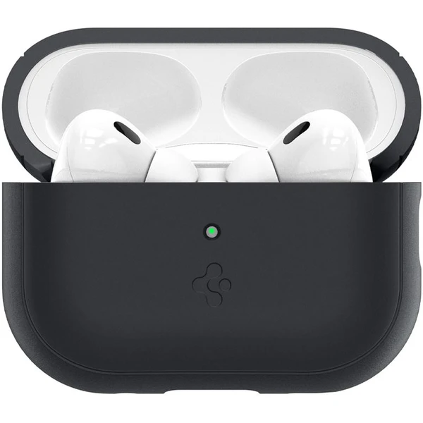 Spigen Silicone Fit puzdro s pútkom Apple AirPods Pro (2nd Gen) čierne - Puzdra - Obrázok I5L0000N01