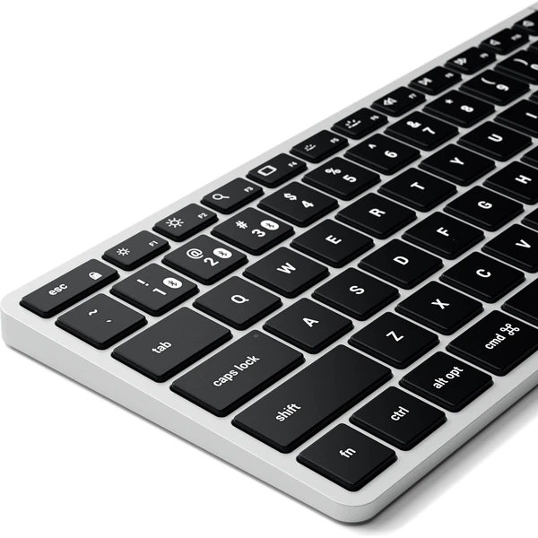 Satechi Slim X1 Bluetooth klávesnica US strieborná - Klávesnice - Obrázok I5MD000N01