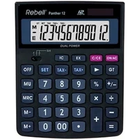  Rebell Panther 12 BX Kalkulačka čierna - Kalkulačky