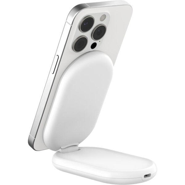 Belkin BOOST CHARGE Qi2 (MagSafe) 15W skladacia nabíjačka (bez adaptéra) biela