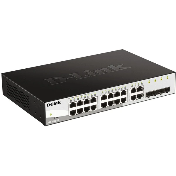 D-Link 20-portový Gigabit Smart+ prepínač - Switche - Obrázok I6YI000K01