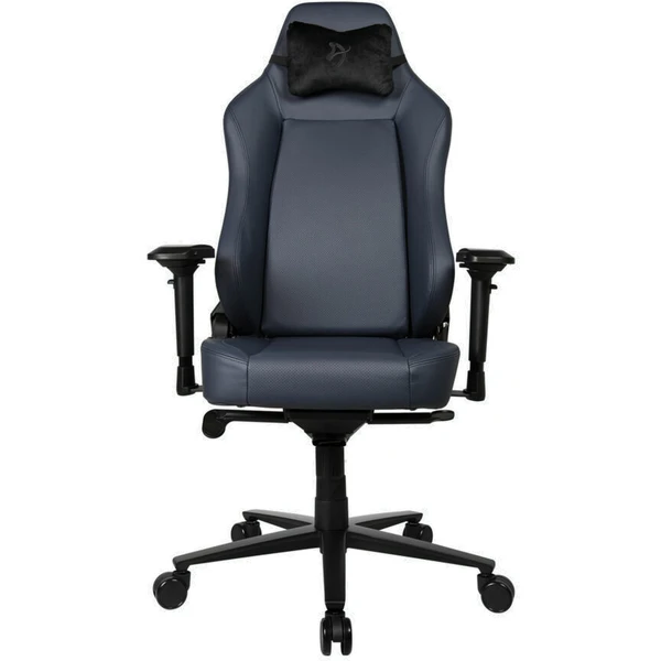 AROZZI PRIMO PREMIUM LEATHER herná stolička šedomodrá - Stoličky - Obrázok I7C6000K01