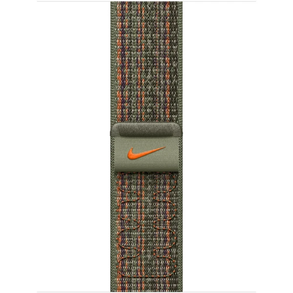 Apple Watch 41/40/38mm sekvojovo zelený / oranžový prevliekací športový remienok Nike - Remienky - Obrázok I7H5000701