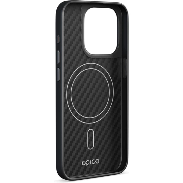 Epico Mag+ Hybrid Carbon kryt pre iPhone 16 Pro Max čierna - Puzdra - Obrázok I7L7000K01