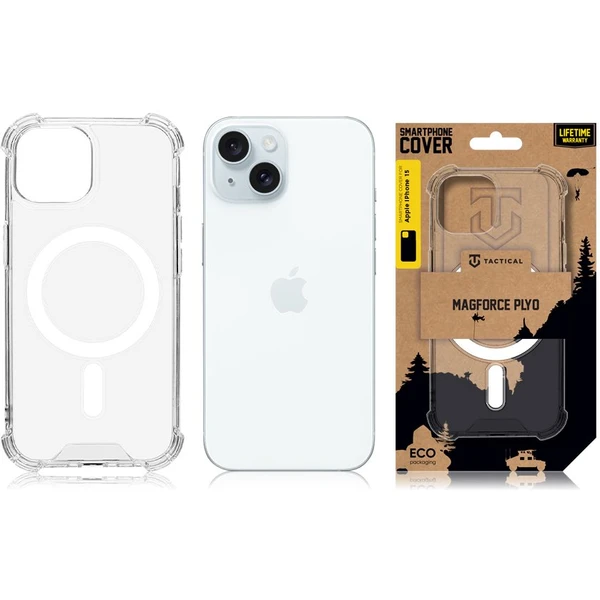 Tactical MagForce Plyo kryt Apple iPhone 15 číry - Puzdra - Obrázok I7T5000701