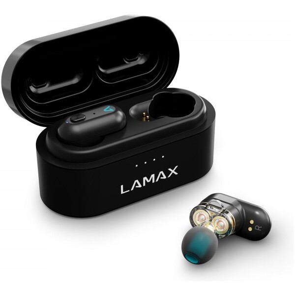 LAMAX Duals1 bezdrôtové slúchadlá čierna