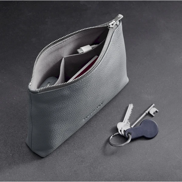 Woolnut Leather Pouch kožené púzdro šedé - Organizéry - Obrázok I868000701