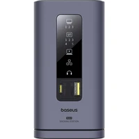 Dokovacia stanica Baseus Spacemate 11v1 (USB-C PD, USB-C, 2x USB-A, 3x HDMI) sivá - Dokovacie stanice