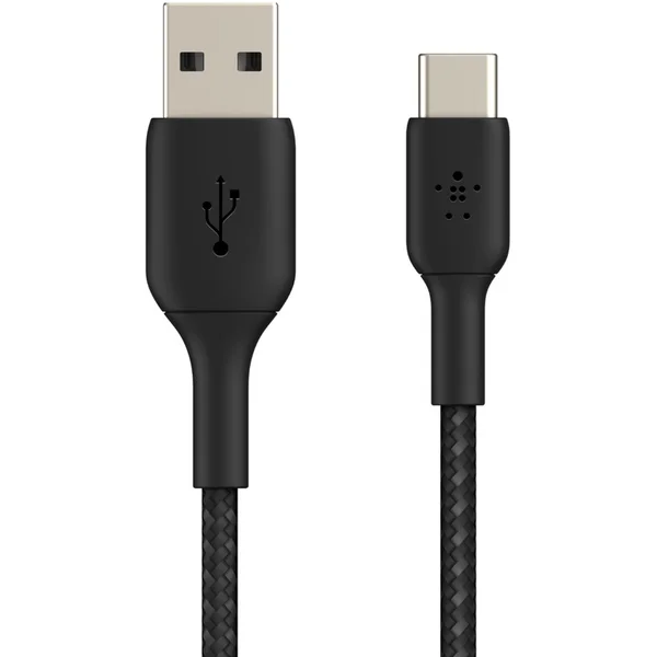 Belkin BOOST Charge opletený napájací kábel USB-C/USB-A 2m čierny - Káble a redukcie - Obrázok I8C9400301
