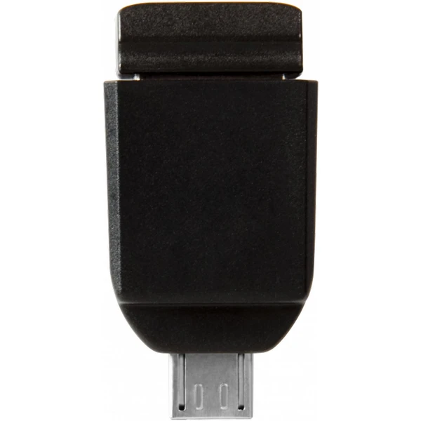 VERBATIM Flash Disk 32GB Store 'n' Stay Nano + micro USB OTG adaptér, USB 2.0, čierny - Flashdisky - Obrázok I8R2000P01