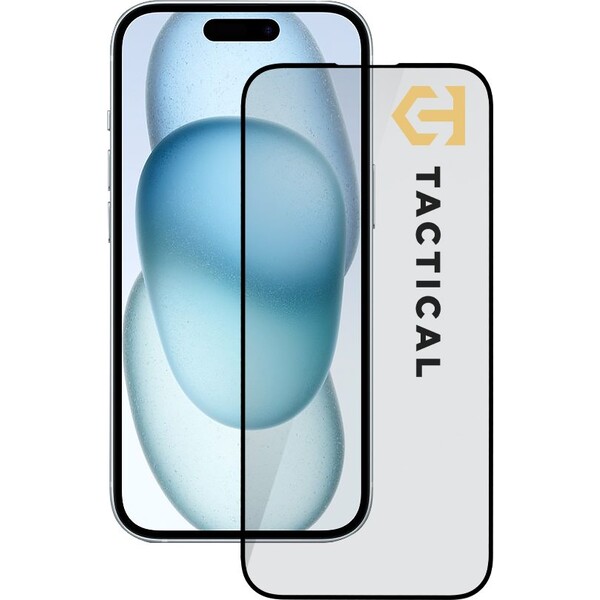 E-shop Taktický sklenený štít 5D sklo pre Apple iPhone 15/16 čierne