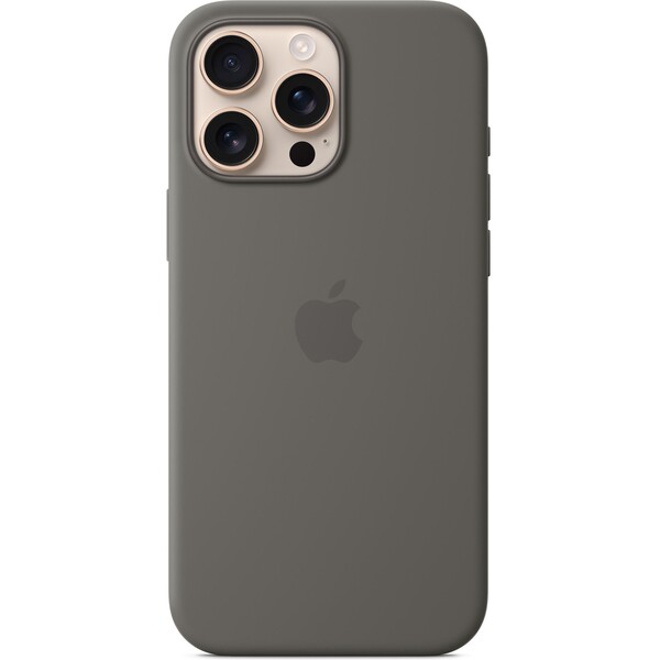 Apple silikónový kryt s MagSafe na iPhone 16 Pro Max skalovo šedý