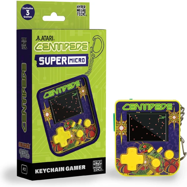 Evercade Super Micro Centipede Keychain Gamer - Retro konzola - Obrázok I95K000K01