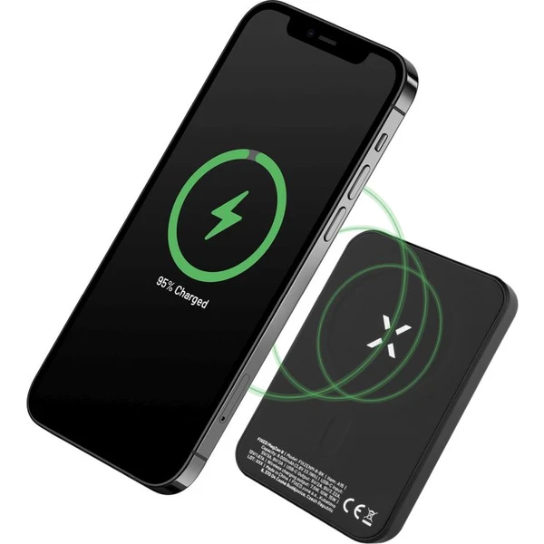 FIXED MagZen powerbanka s bezdrôtovým nabíjaním a Magsafe, 6000 mAh, čierna - Powerbanky - Obrázok I9E5000601