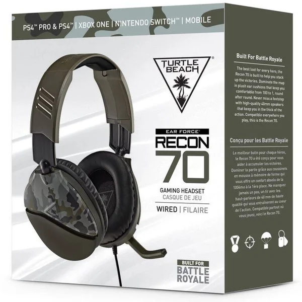 Turtle Beach Recon 70 herné slúchadlá maskáčovo zelená - Slúchadlá - Obrázok I9N7100501