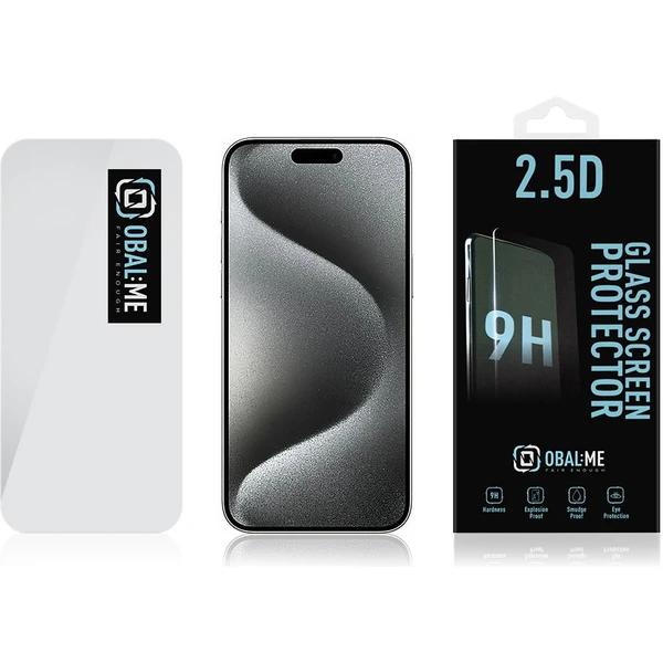 Obal:Me 2.5D Tvrdené sklo Apple iPhone 15 Pre Max číre - Ochranné fólie a sklo - Obrázok I9U0000K01