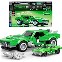 Mattel Brick Shop zostaviteľný model Hot Wheels - Custom 68 Camaro (Speed ??series) - Stavebnica