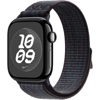 Apple Watch 41/40/38mm čierno-modrý prevliekací športový remienok Nike - Remienky