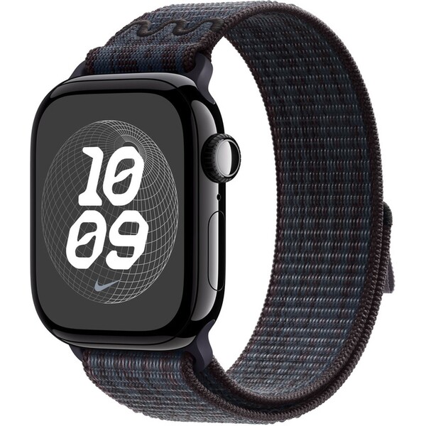Apple Watch 41/40/38mm čierno-modrý prevliekací športový remienok Nike
