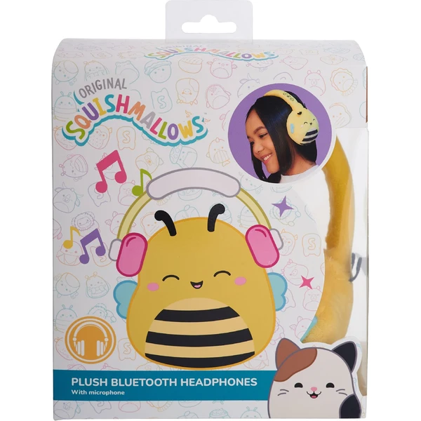 Lazerbuilt bezdrôtové slúchadlá Squishmallows - Sunny (plyšové) - Slúchadlá - Obrázok IABG000K01
