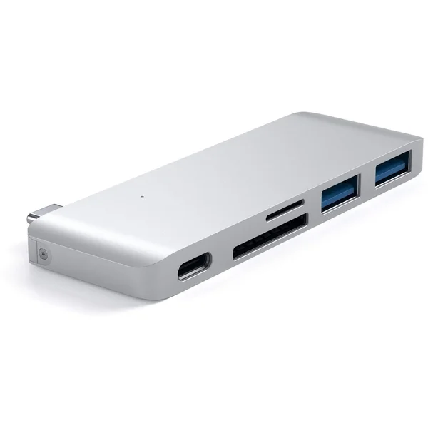 Satechi Passthrough USB hub pre MacBook strieborný - USB huby - Obrázok IACE100301