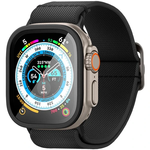 Spigen Glass tR Slim Pro 1 Balenie tvrdené sklo Apple Watch Ultra 49mm čierne - Ochranné fólie a sklo - Obrázok IAJA000601