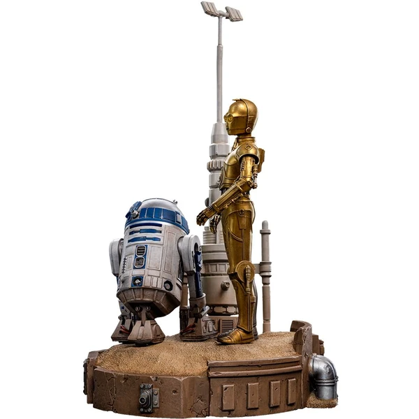 Soška Iron Studios Star Wars - C3-PO a R2-D2 Deluxe Art Scale 1/10 - Sochy a sošky - Obrázok IAX1000N01
