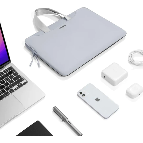 tomtoc Light A21 Dual-color Slim taška pre 13-14" notebook ružová - Puzdra - Obrázok IC62000K01