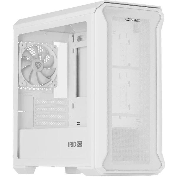 Genesis IRID 503 ARGB LITE biela - Počítačové skrine - Obrázok ICZE000K01