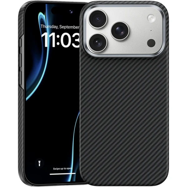 Benks ArmorAir 600D Kevlar MagSafe kryt iPhone 17 Pro Max Black - Puzdra - Hlavný obrázok