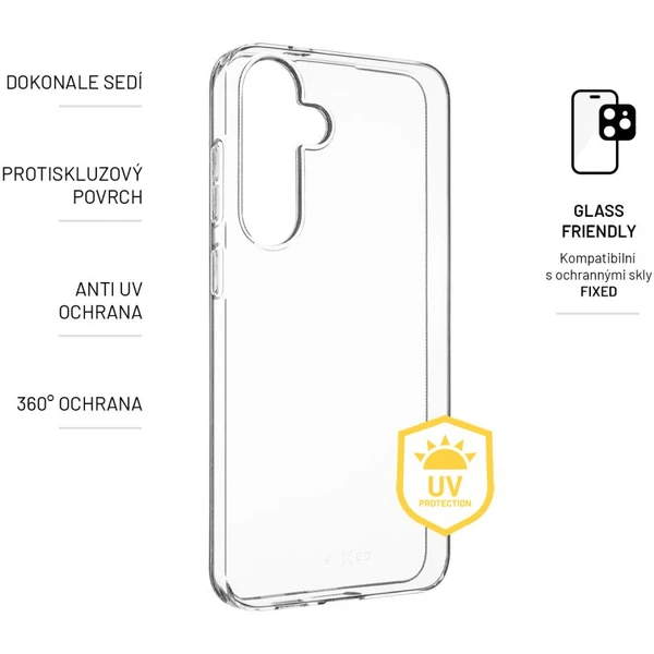 FIXED Slim AntiUV TPU kryt Samsung Galaxy S24+ číry - Puzdra - Obrázok IE71000K01