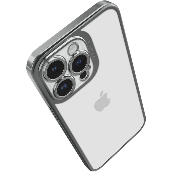 Spigen Optik Crystal kryt iPhone 14 Pro chróm/sivé - Puzdra - Obrázok IE79700301
