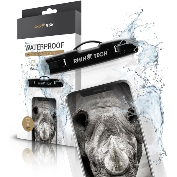 RhinoTech AQUA vodeodolné púzdro na mobil 6,9" IPX8 čierna - Puzdra - Obrázok IEF3000K01