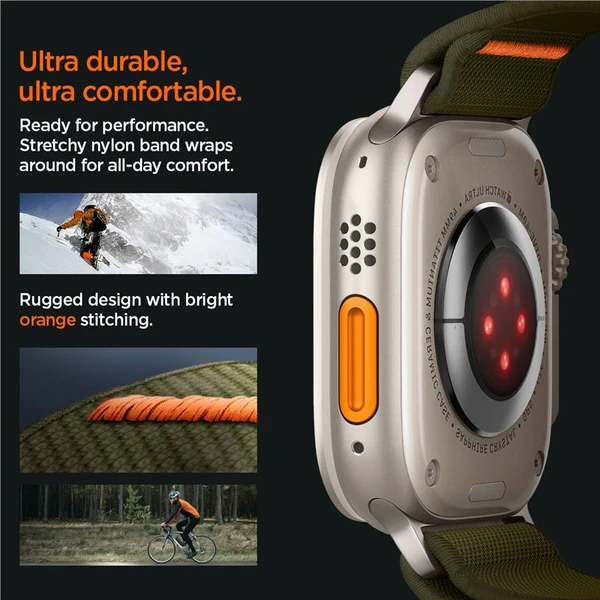 Spigen Lite Fit Ultra remienok Apple Watch 49/46/45/44/42mm zelený - Remienky - Obrázok IEN2000P01