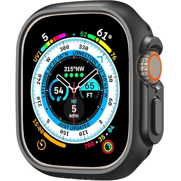 Spigen Thin Fit kryt Apple Watch Ultra 3/2/1 (49mm) čierny - Puzdra - Obrázok IFO0000701