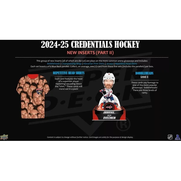 Hokejové karty 2024-25 Upper Deck Credentials Hockey Hobby Balíček - Hokejové karty - Obrázok IFSE000K01