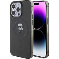 Karl Lagerfeld IML Ikonik MagSafe kryt iPhone 15 Pro Max čierny - Puzdra