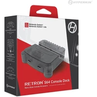 Hyperkin RetroN S64 Console Dock pre Nintendo Switch® (Smoke Gray) - Dokovacie stanice