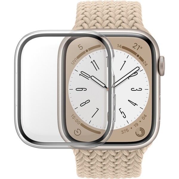 PanzerGlass Apple Watch 9/8/7 (45mm) ochranný kryt s D3O - číry rámček