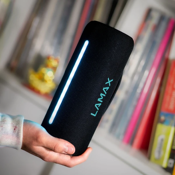 LAMAX LightNote1 bezdrôtový reproduktor čierny - Reproduktory - Obrázok IGSL000K01