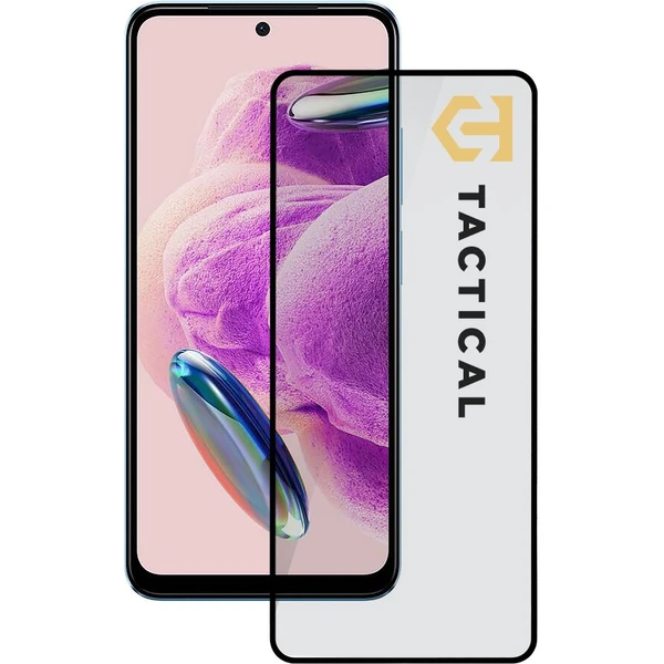 Tactical Glass Shield 5D sklo Xiaomi Redmi Note 12S čierne - Ochranné fólie a sklo - Hlavný obrázok