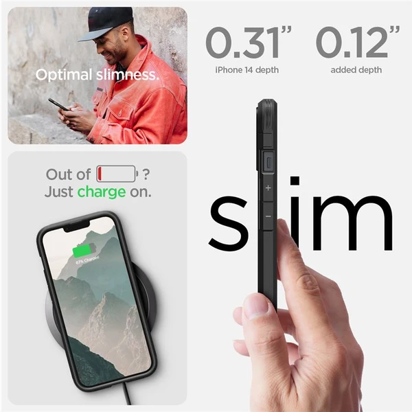 Spigen Tough Armor Mag kryt iPhone 14 čierny - Puzdra - Obrázok II2H300401