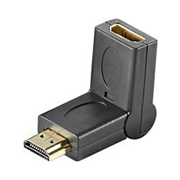 PremiumCord HDMI/HDMI redukcia so zahnutým konektorom čierna - Káble a redukcie - Hlavný obrázok