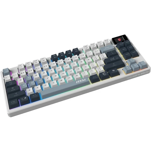 MSI FORGE GK600 TKL Sky bezdrôtová herná klávesnica CZ/SK - Klávesnice - Obrázok IIUF000K01