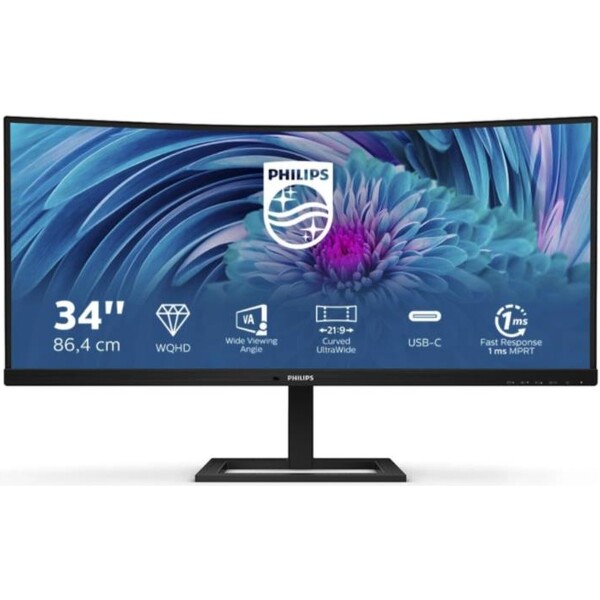 E-shop Philips 346E2CUAE USB-C zakrivený monitor 34'
