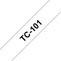 Brother TC-101 páska čierna na priehľadnom 12 mm - Pásky pre štítkovače