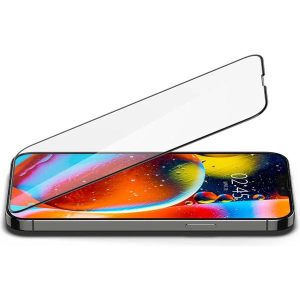 Spigen tR Slim HD ochranné sklo iPhone 14 Plus/13 Pro Max čierne - Ochranné fólie a sklo - Obrázok IL3Z000501