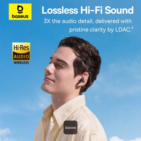 Baseus Bass BP1 Pro bluetooth slúchadlá čierna - Slúchadlá - Obrázok ILBQ000K01